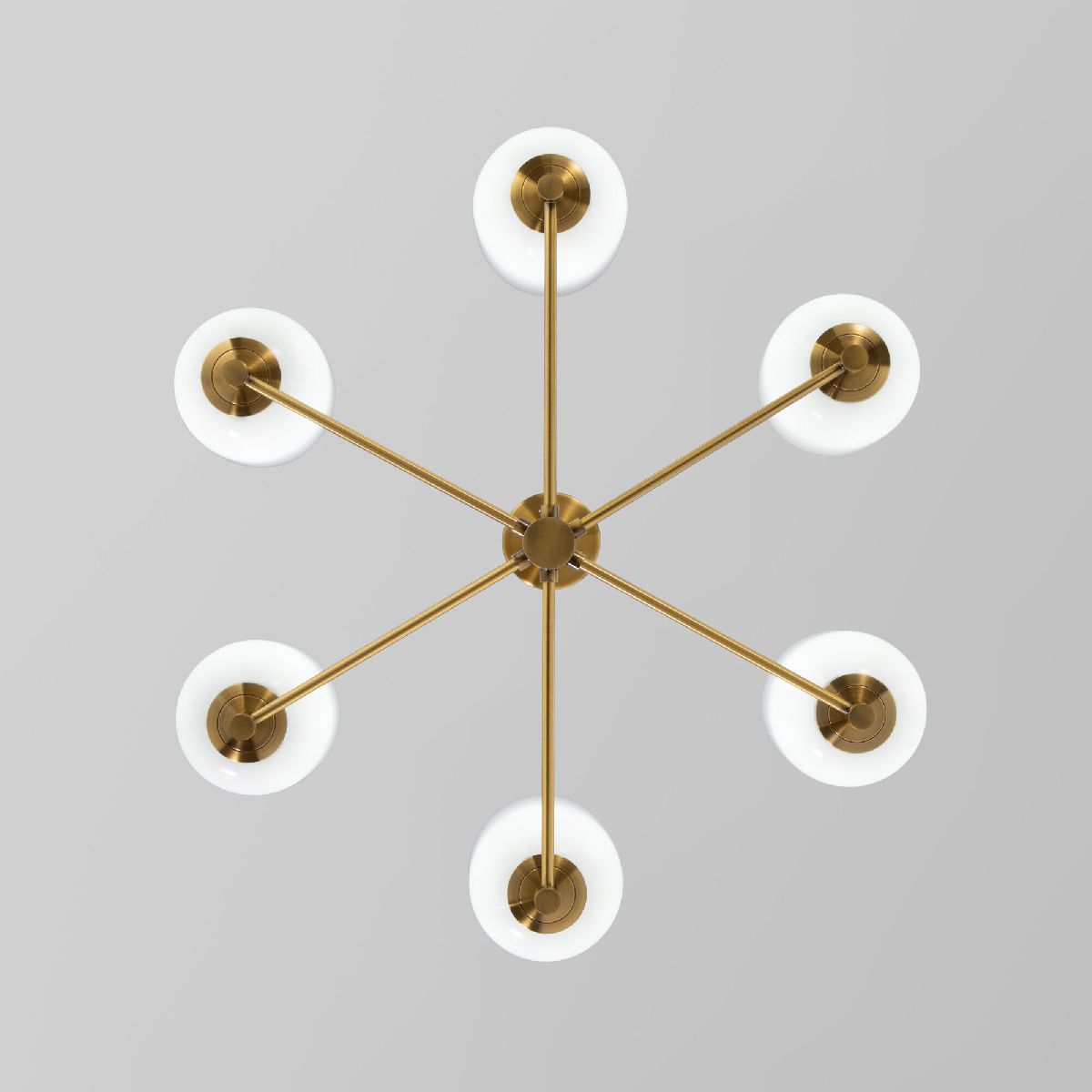 Люстра на штанге Eurosvet Loona 60161/6 латунь a065611