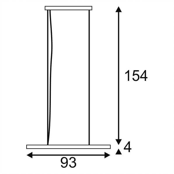 Подвесной светодиодный светильник SLV Lynah Quad 154910