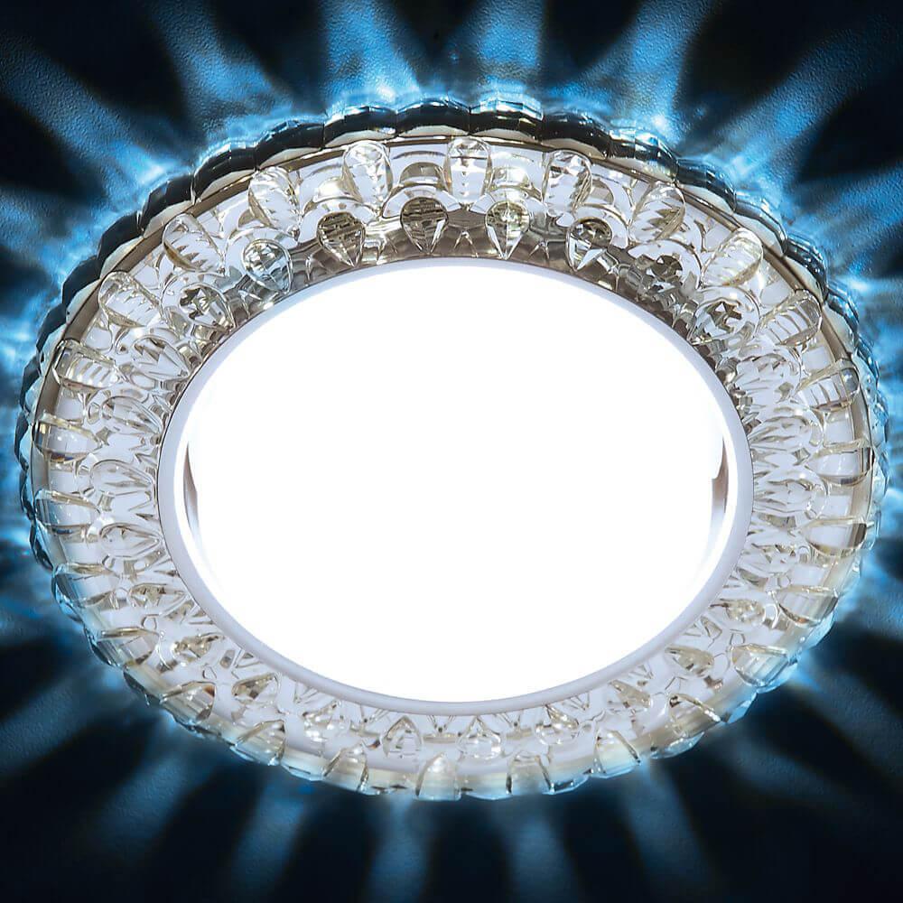 Встраиваемый светодиодный светильник Ambrella Light GX53 LED G315 BL/CLD