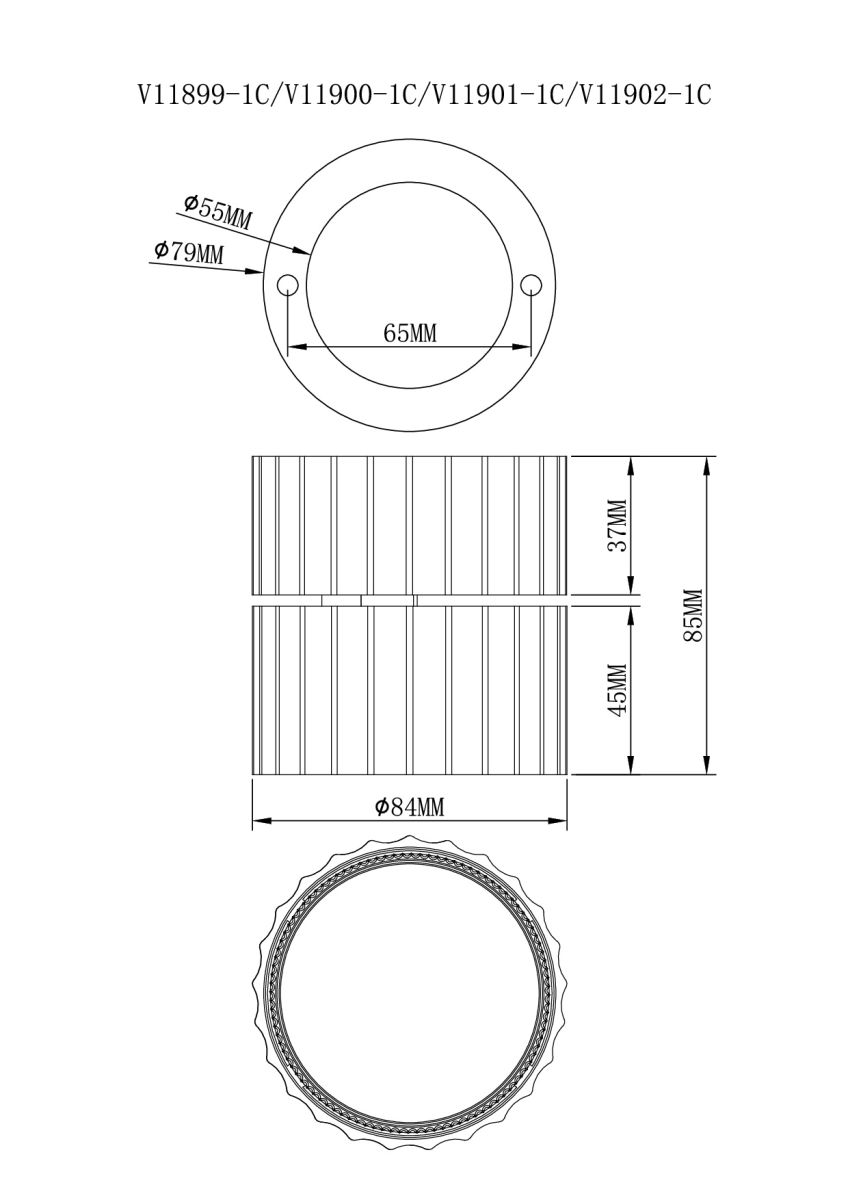Спот Moderli Cora V11902-1C