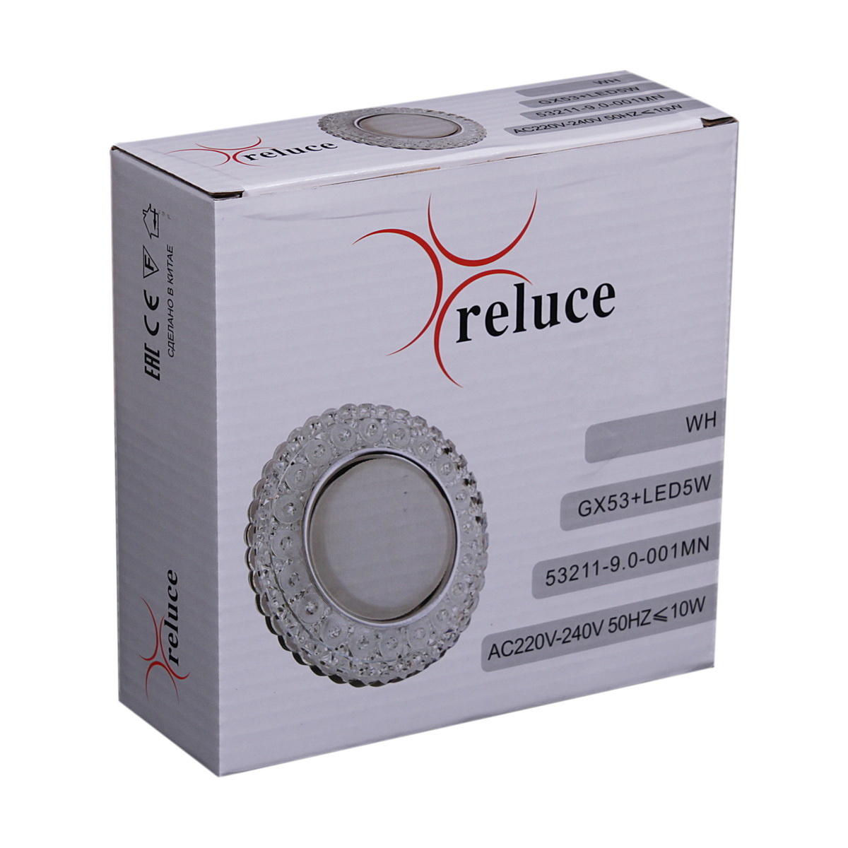 Точечный светильник Reluce 53211-9.0-001MN GX53+LED5W DL WH 4000K