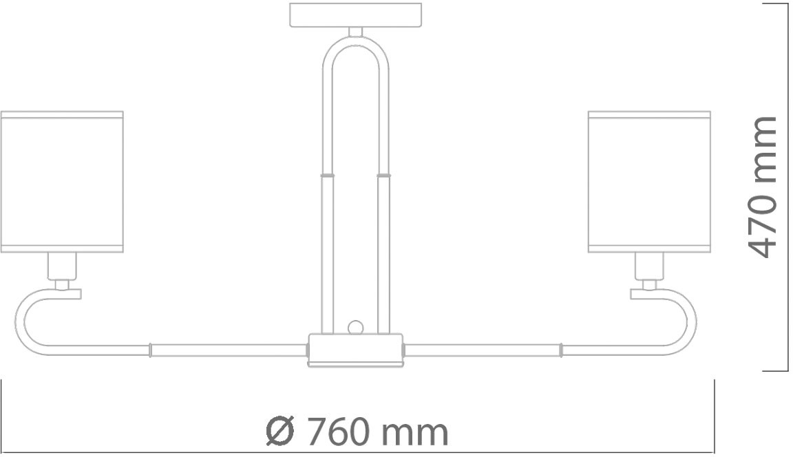 Потолочная люстра De Markt Конрад 667012208