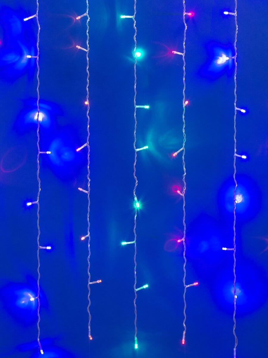 Светодиодная гирлянда (UL-00002270) Uniel бахрома 230V разноцветный ULD-B3010-200/DTA Multi IP20