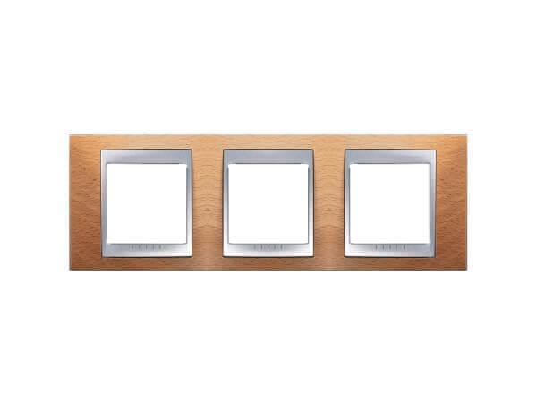 Рамка 3-постовая Schneider Electric Unica Top MGU66.006.0M2