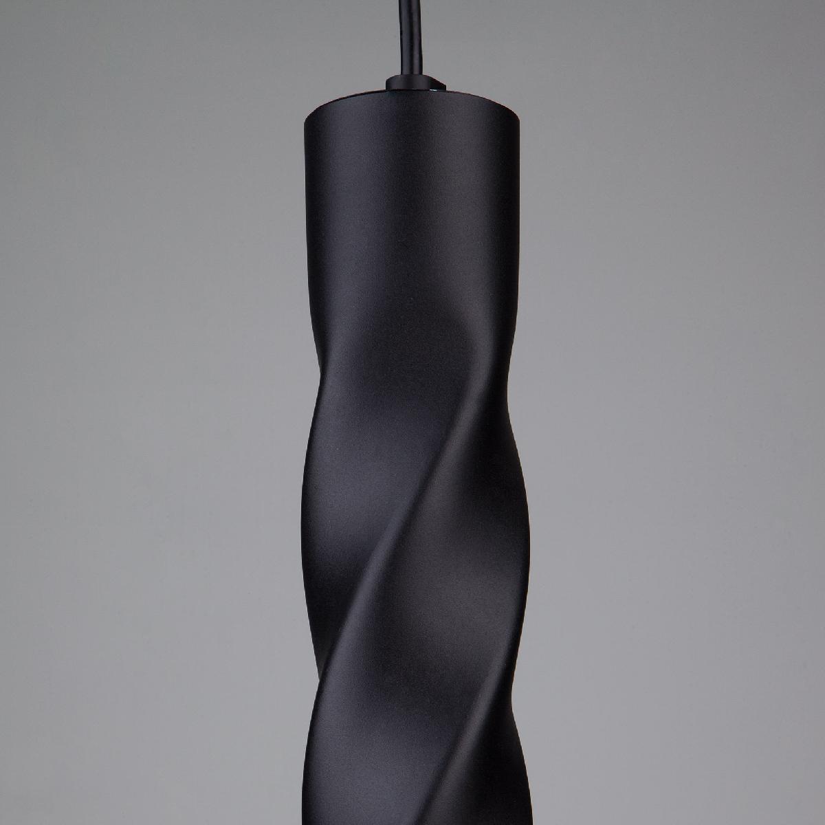 Подвесной светодиодный светильник Eurosvet Scroll 50136/1 LED черный