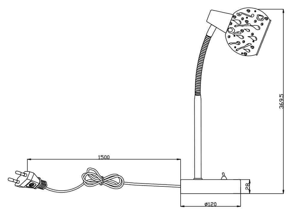 Настольная лампа Rivoli Cascata 2016-501 Б0038423