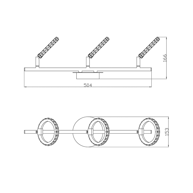 Потолочный светильник Zumaline TOLEDO TK170815-3