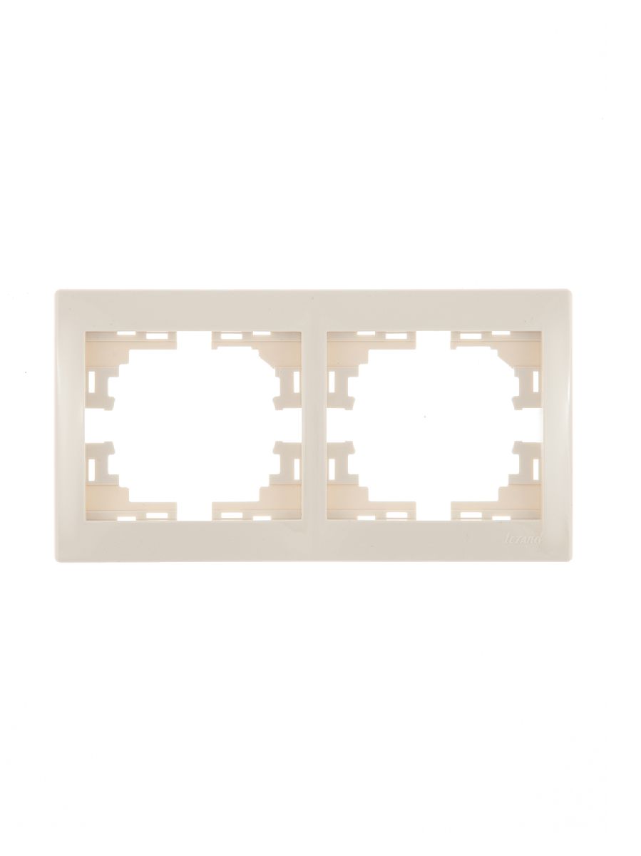 Рамка 2-местная горизонтальная Lezard Mira 701-0300-147