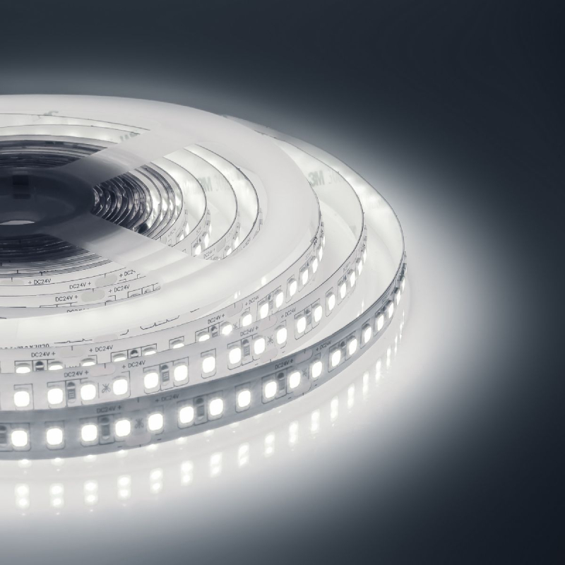 Светодиодная лента Apeyron 24В 2835 18Вт/м 6500К 2000Лм/м 5м IP20 300BL