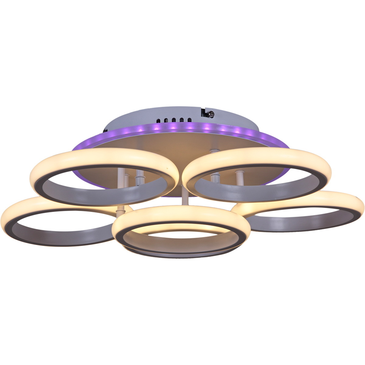 Потолочная люстра Reluce 05855-0.3-5+1 WH (RGB)