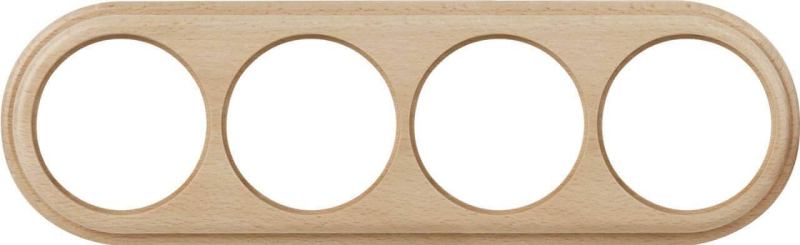 Рамка Werkel Legend на 4 поста светлый бук WL15-frame-04 4690389117251
