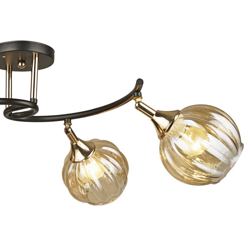 Потолочная люстра Reluce 04236-0.3-04 BK+FGD