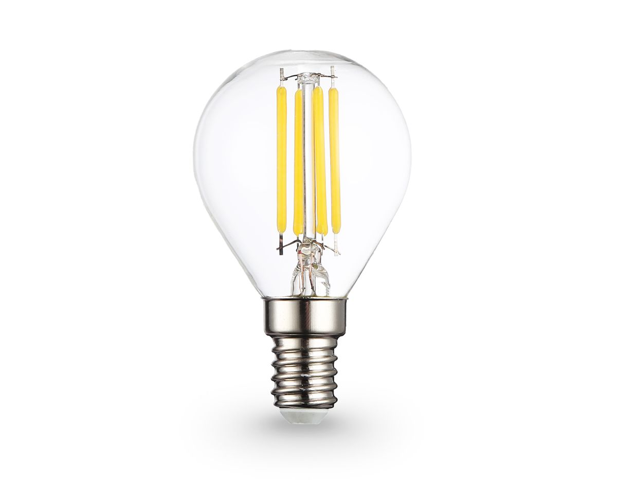 Филаментная светодиодная лампа Ambrella Light Bulbing E14 11W 2700K шар 451133