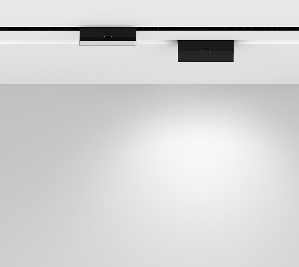 Трековый светильник Luminotti Slimline Pinflat L.220.9.CCT.BK