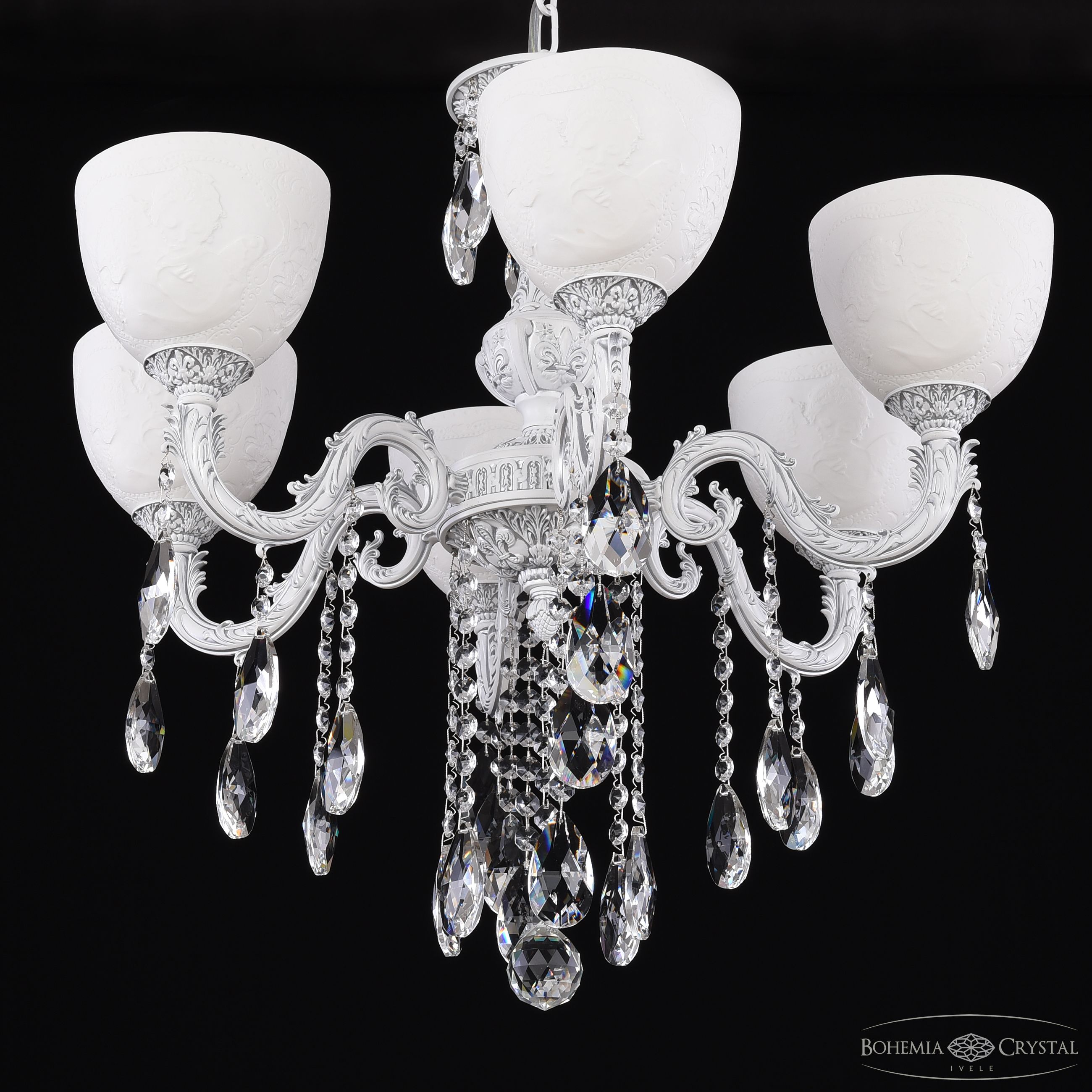 Подвесная люстра Bohemia Ivele Crystal AL79101/6/175 B WMN P1 U Angel