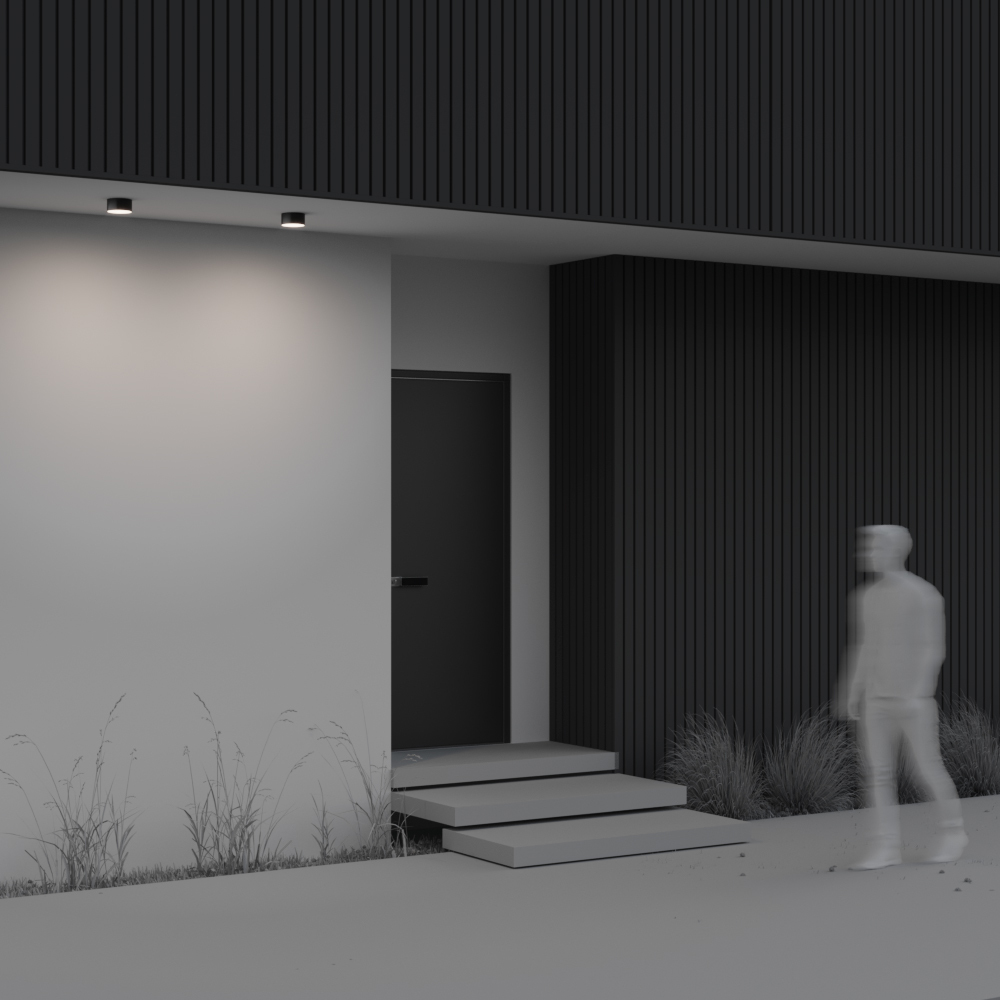 Уличный потолочный светильник Maytoni Zon IP O430CL-L15B4K