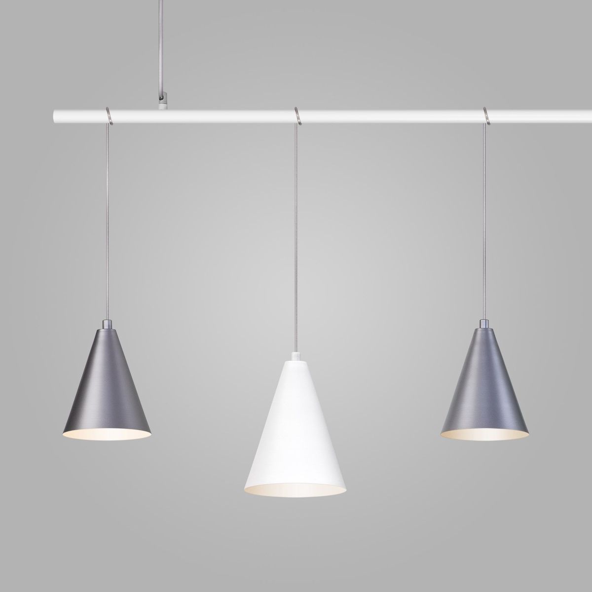 Подвесная люстра Eurosvet Castle 50088/5 белый/серебро