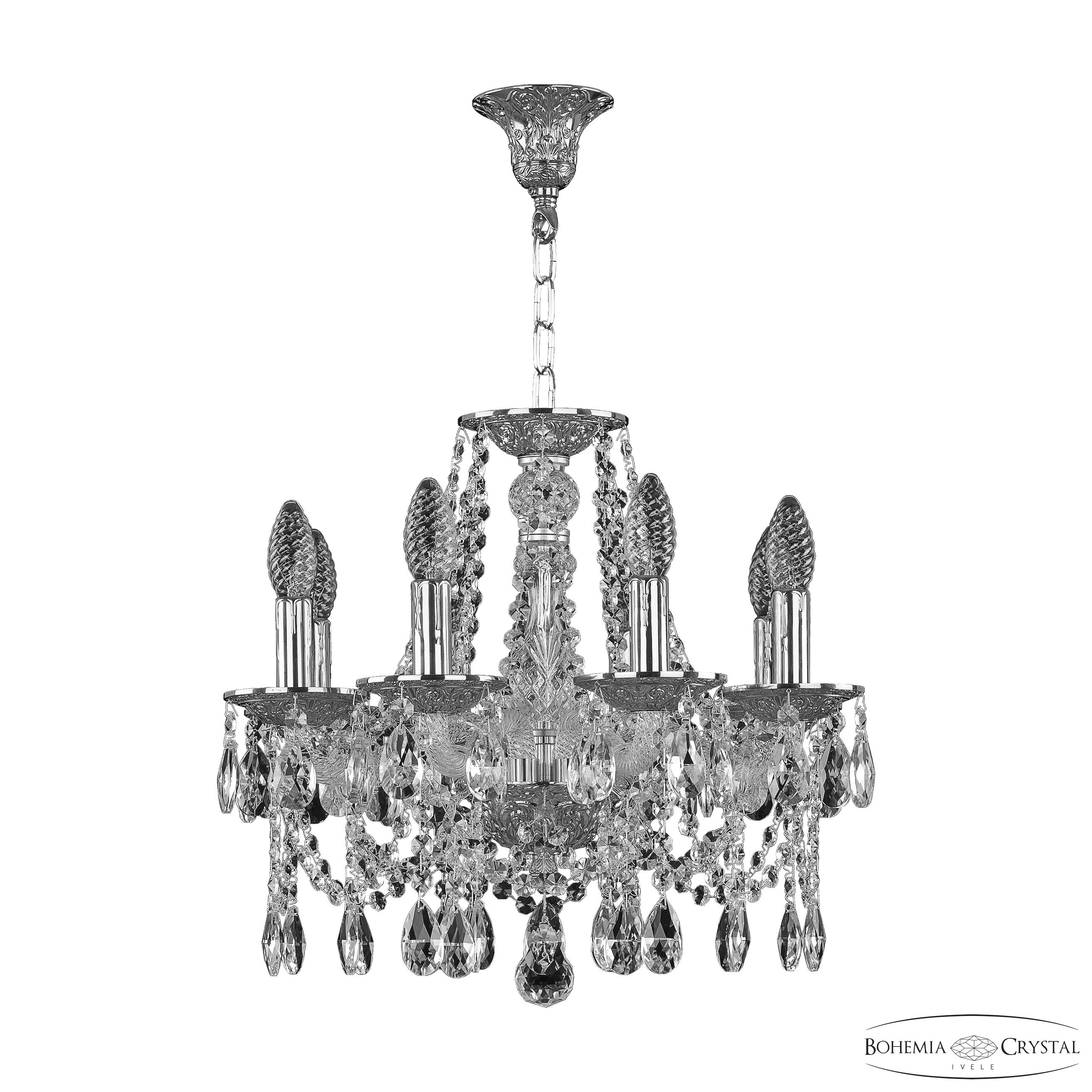 Подвесная люстра Bohemia Ivele Crystal 1607/8/141 Ni