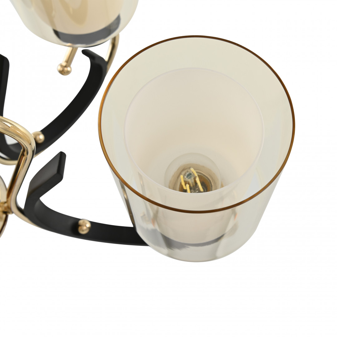 Подвесная люстра Arte Milano Florentia 302237/8 Bk/Gd