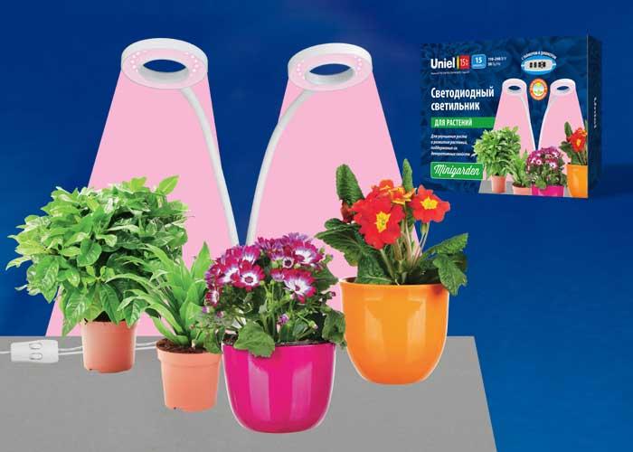 Светильник для растений (UL-00004847) Uniel ULT-P35-15W/SPLE/TM IP40 White