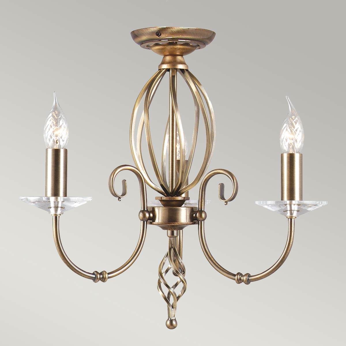 Подвесная люстра Elstead Lighting AG3-AGED-BRASS