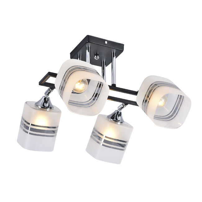 Потолочная люстра Seven Fires Shona SF3357/4C-BK-CR-WT