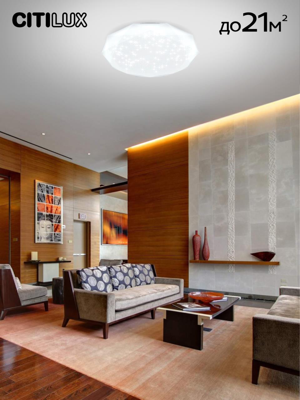 Потолочная люстра Citilux Астрон CL733680G в Москве