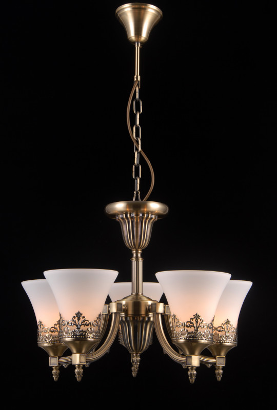 Подвесная люстра Natali Kovaltseva CASTLE 75067/5C ANTIQUE