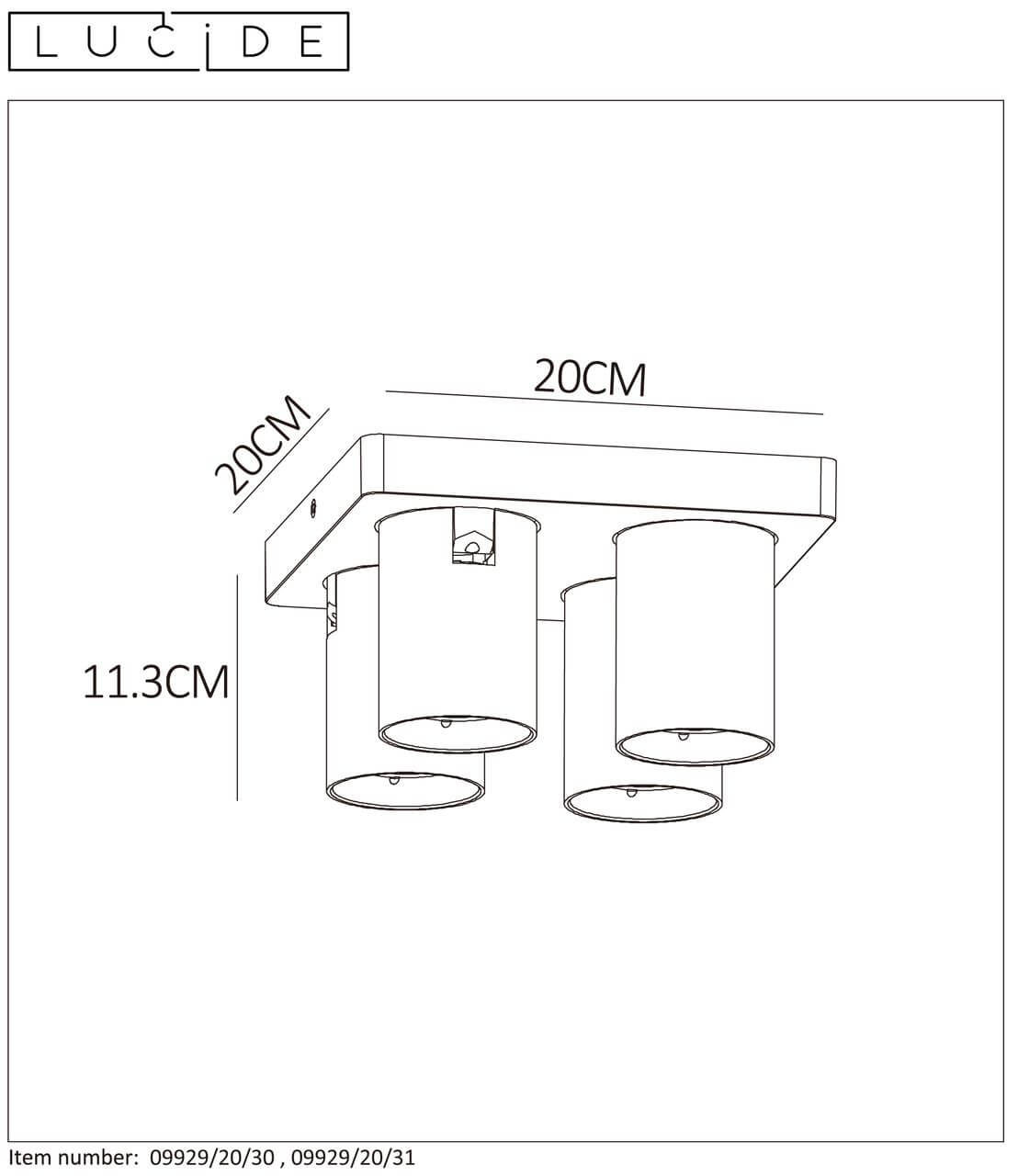 Спот Lucide NIGEL 09929/20/30
