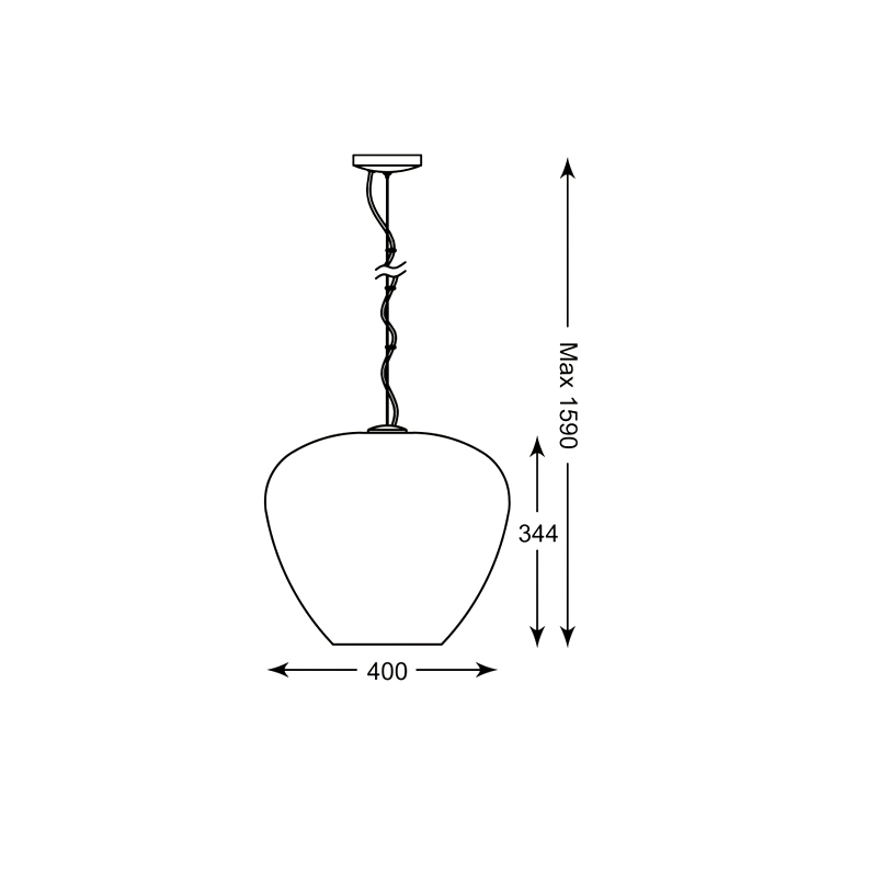 Подвесной светильник Zumaline MINAS P1401-01A-F4FZ
