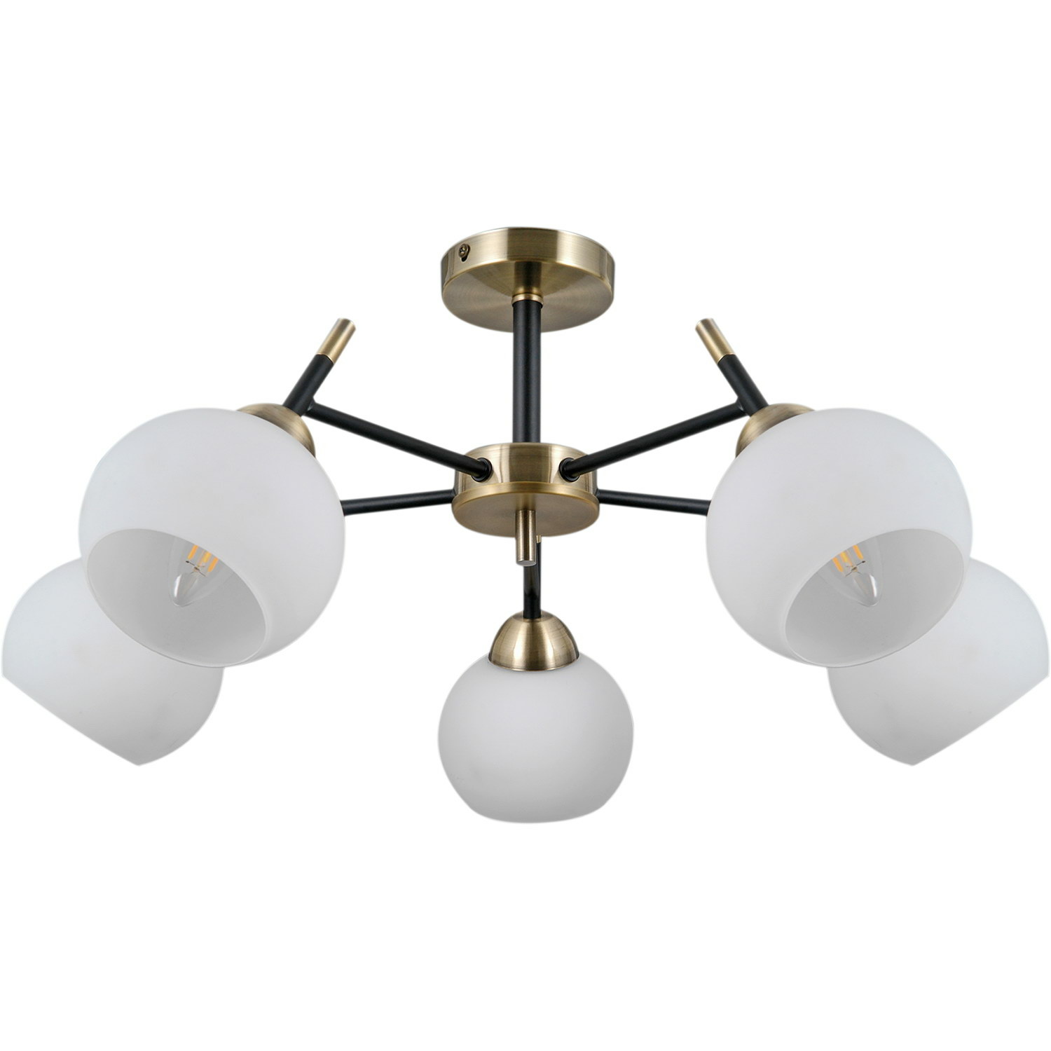 Люстра на штанге Illumico IL0375-5CBSQ-79 BK WT