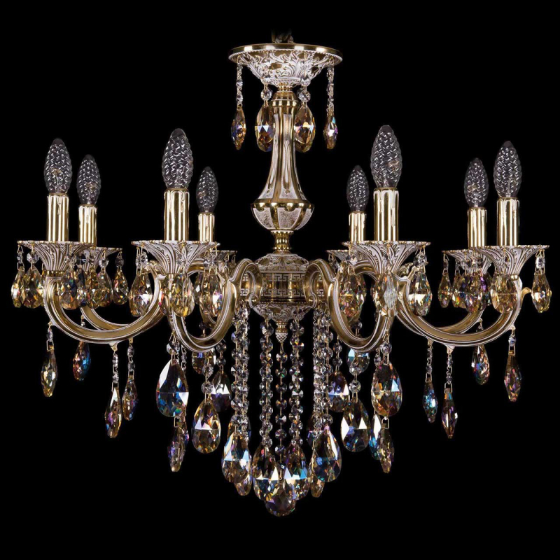 Подвесная люстра Bohemia Ivele 1702/8/250/B/GW/K701