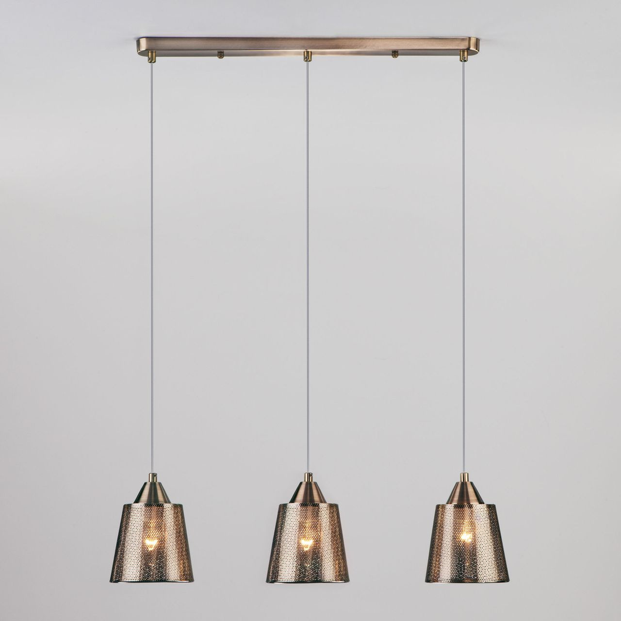 Подвесной светильник Eurosvet Ollie 50016/3 античная бронза