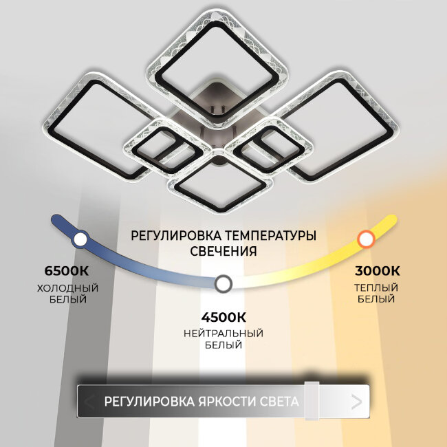 Потолочная люстра Seven Fires Vestejn SF7056/7C-CF-RGB