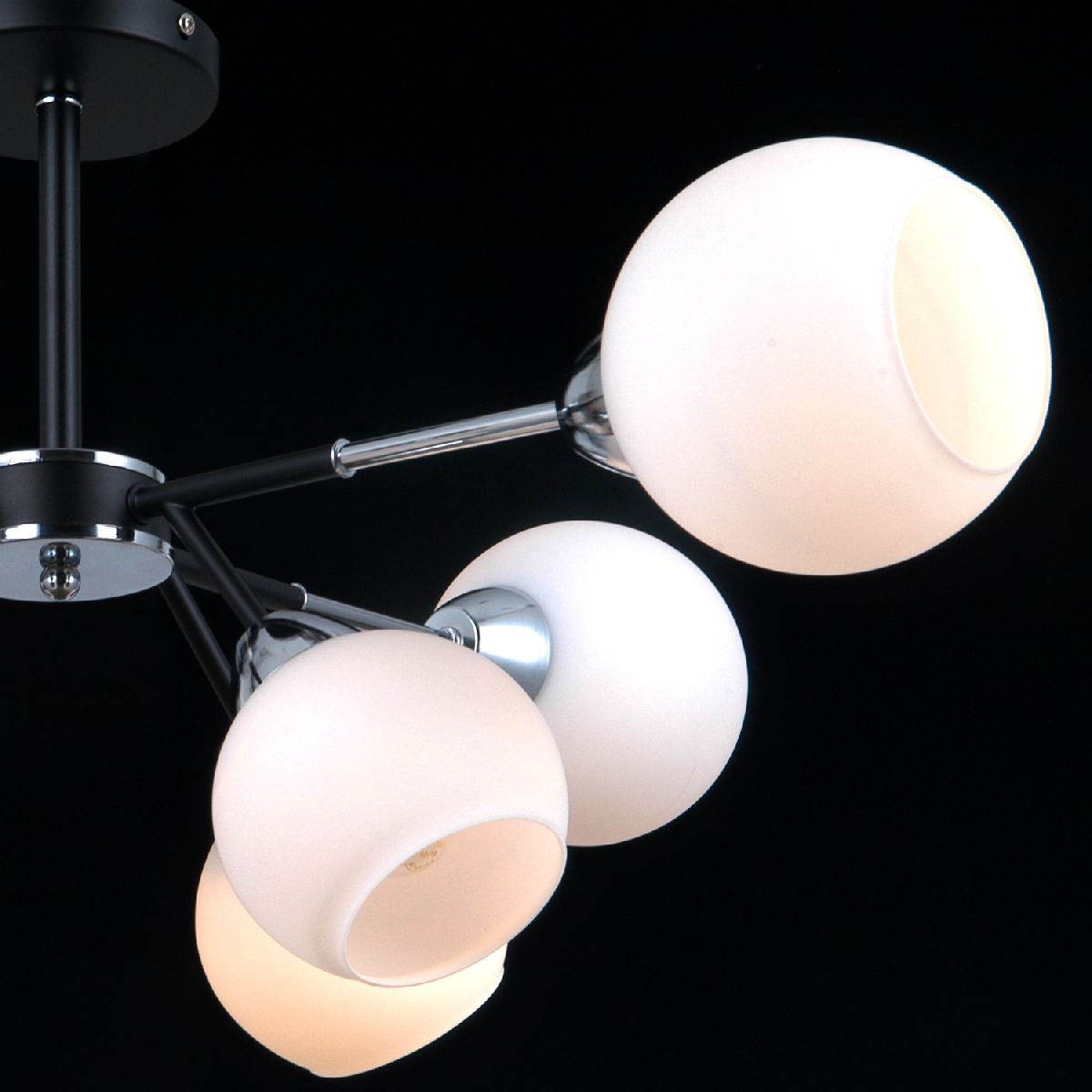 Люстра на штанге Illumico IL0715-8CSQ-24 BK CR LIBRA