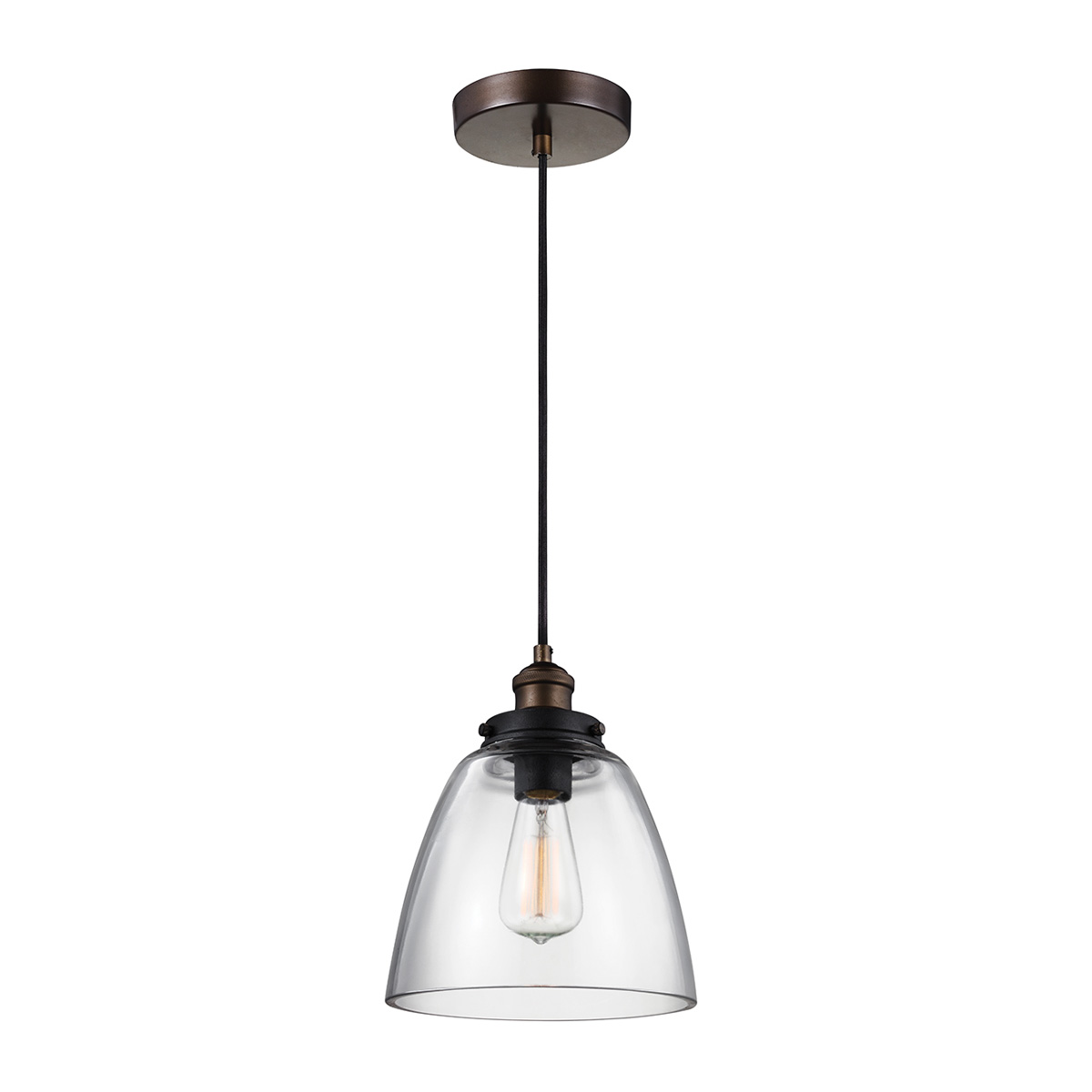 Подвесной светильник Feiss Baskin FE-BASKIN-P-B-BR