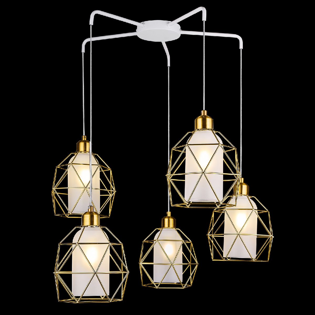 Подвесная люстра 33 Идеи PND16M.05.01.001.WH.PA-M35PA