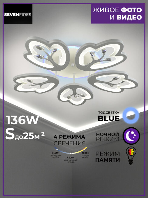 Потолочная люстра Wedo Light Dominica 75306.01.09.05