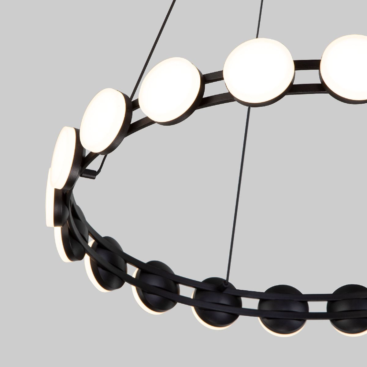 Подвесная люстра Eurosvet Tapioca 90332/20 черный a068074