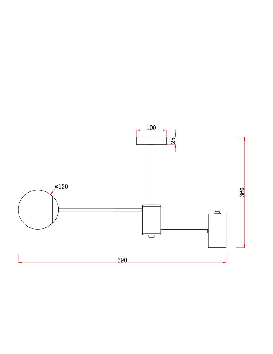 Люстра на штанге Freya Starshine FR5325CL-03BS
