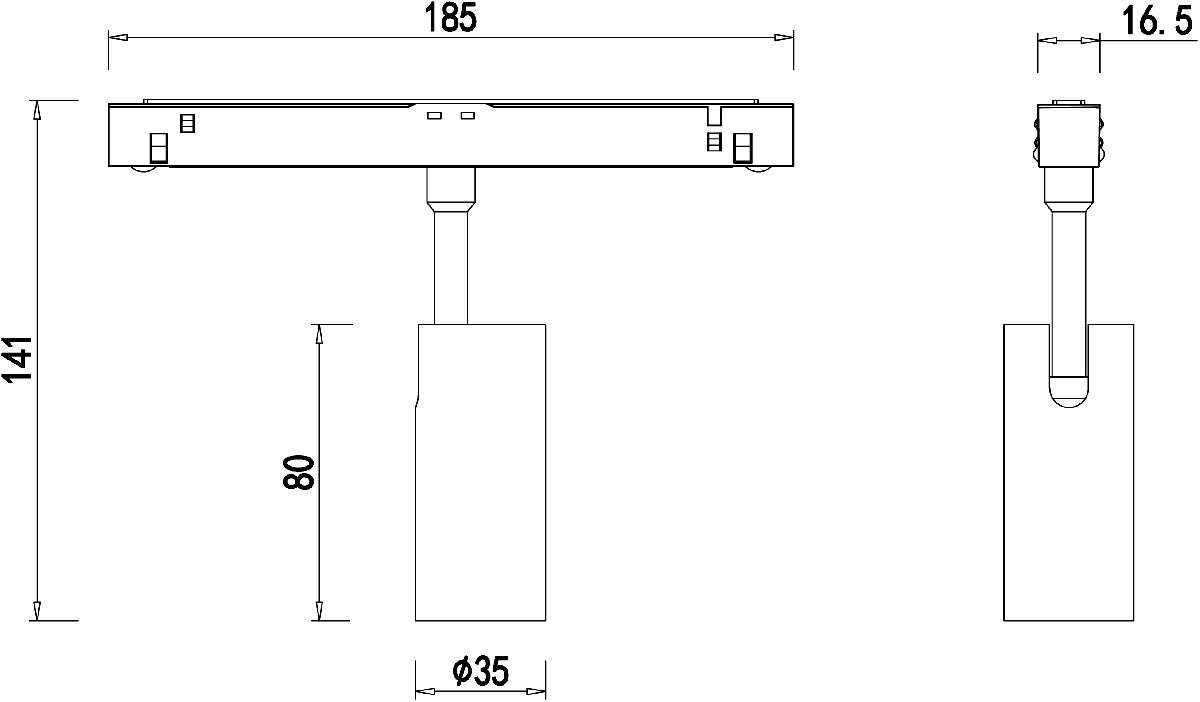 Трековый светильник Donolux Alpha DL20295WW5W