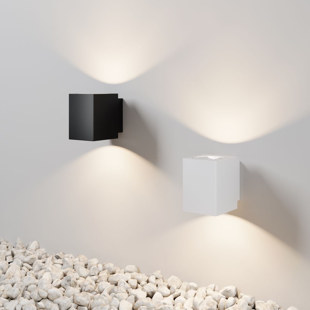 Уличный настенный светильник Maytoni Block O507WL-L10W3K