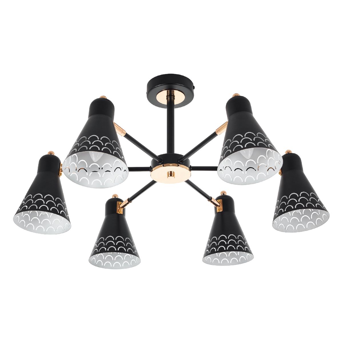 Люстра на штанге MyFar Chilly MR1531-6C