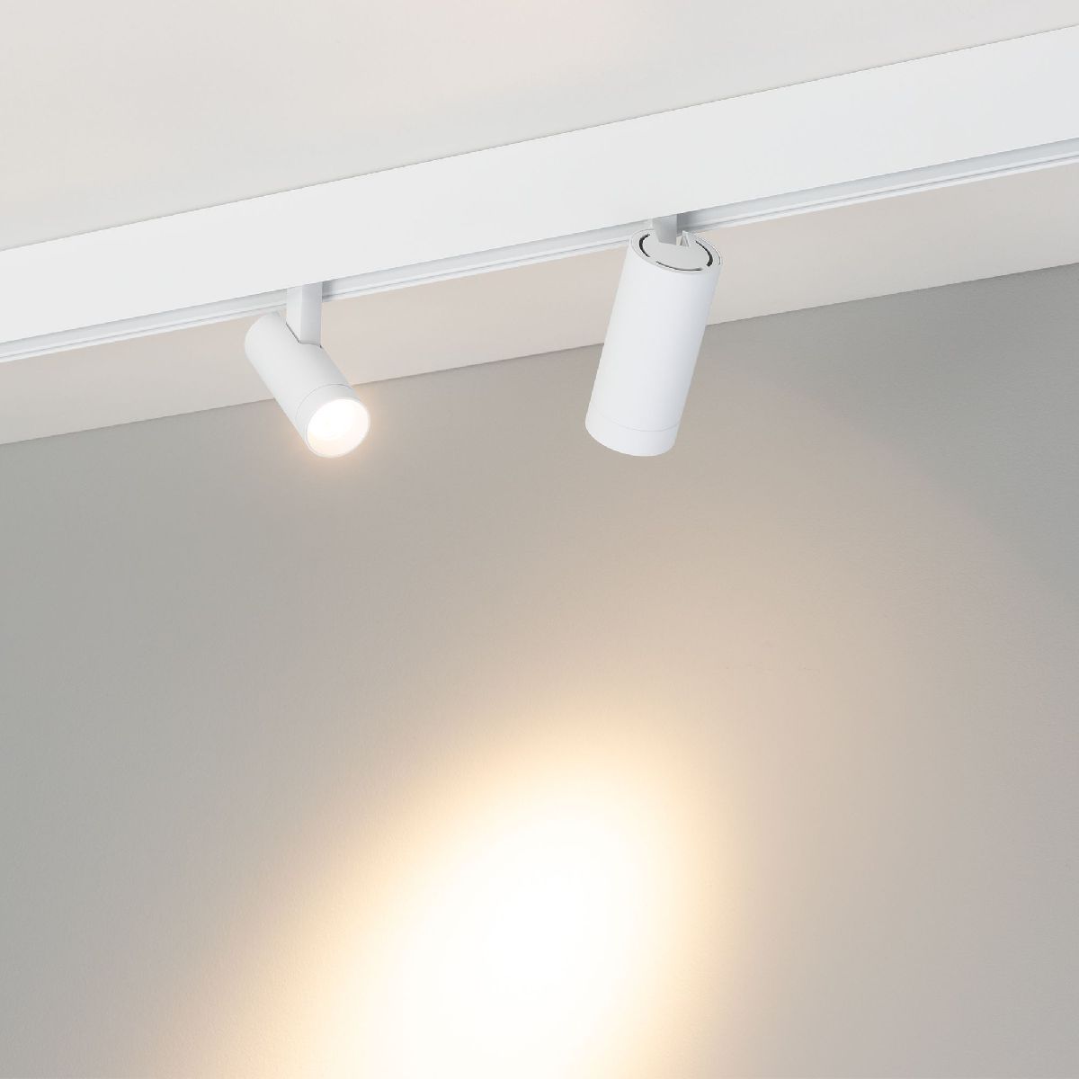 Трековый магнитный светильник Arlight MAG-ORIENT-SPOT-R45-9W Warm3000 (WH, 24 deg, 48V) 046865