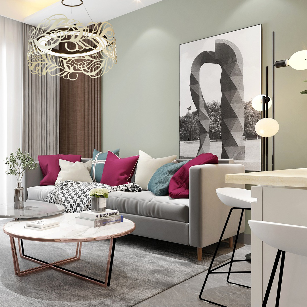 Подвесной светодиодный светильник Favourite Feather 2353-5P