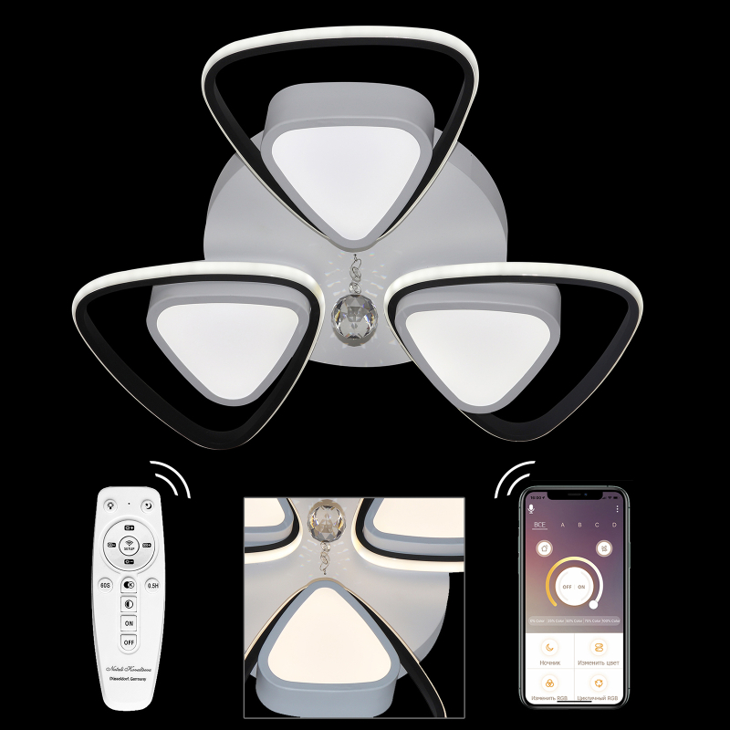 Потолочная люстра Natali Kovaltseva HIGH-TECH LED LAMPS 82047