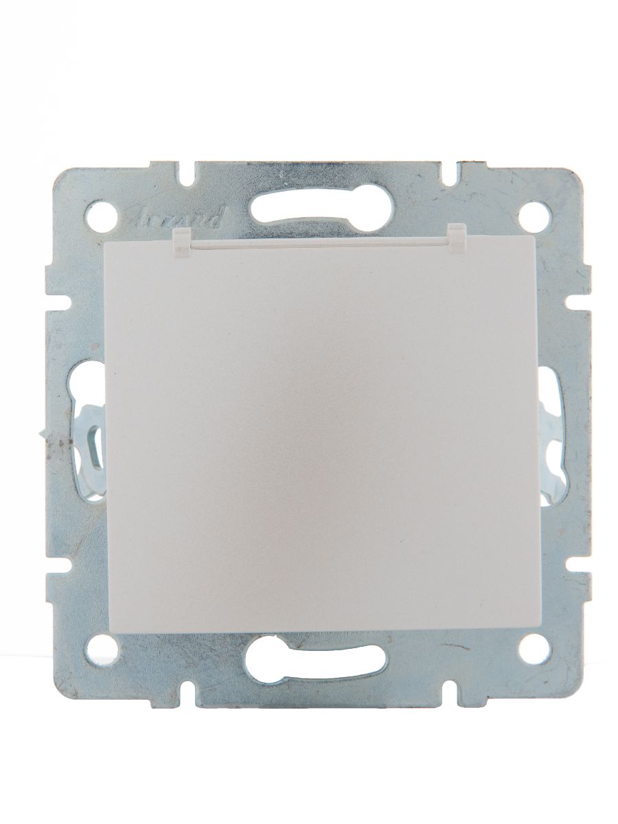 Розетка с/з с крышкой Lezard Karina 707-3088-123