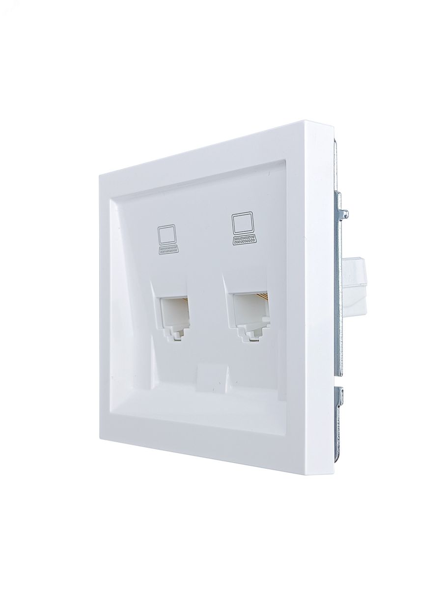 Розетка 2-ая компьютерная Lezard Zima 704-0288-141