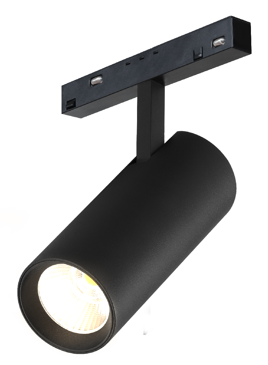 Трековый магнитный светильник iLedex Vision 4822-007-D75-30W-38DG-3000K-BK