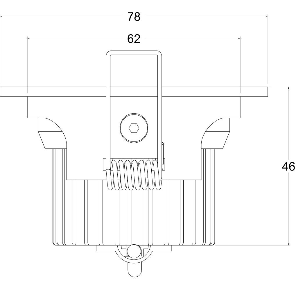 Встраиваемый светильник Deko-Light COB-68 565278